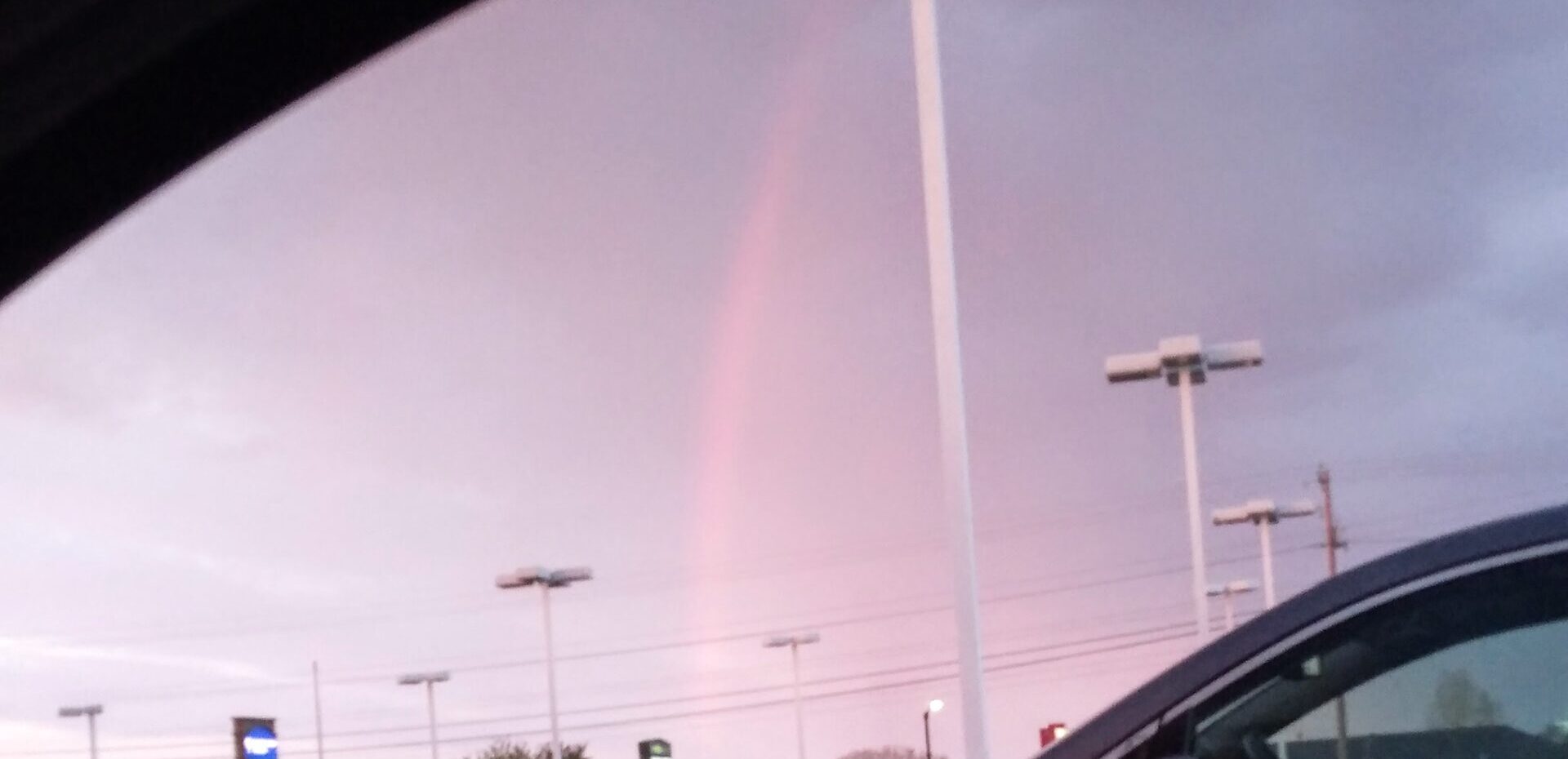 If you doubt God's faithfulness, just look to the rainbow and remember His promises.